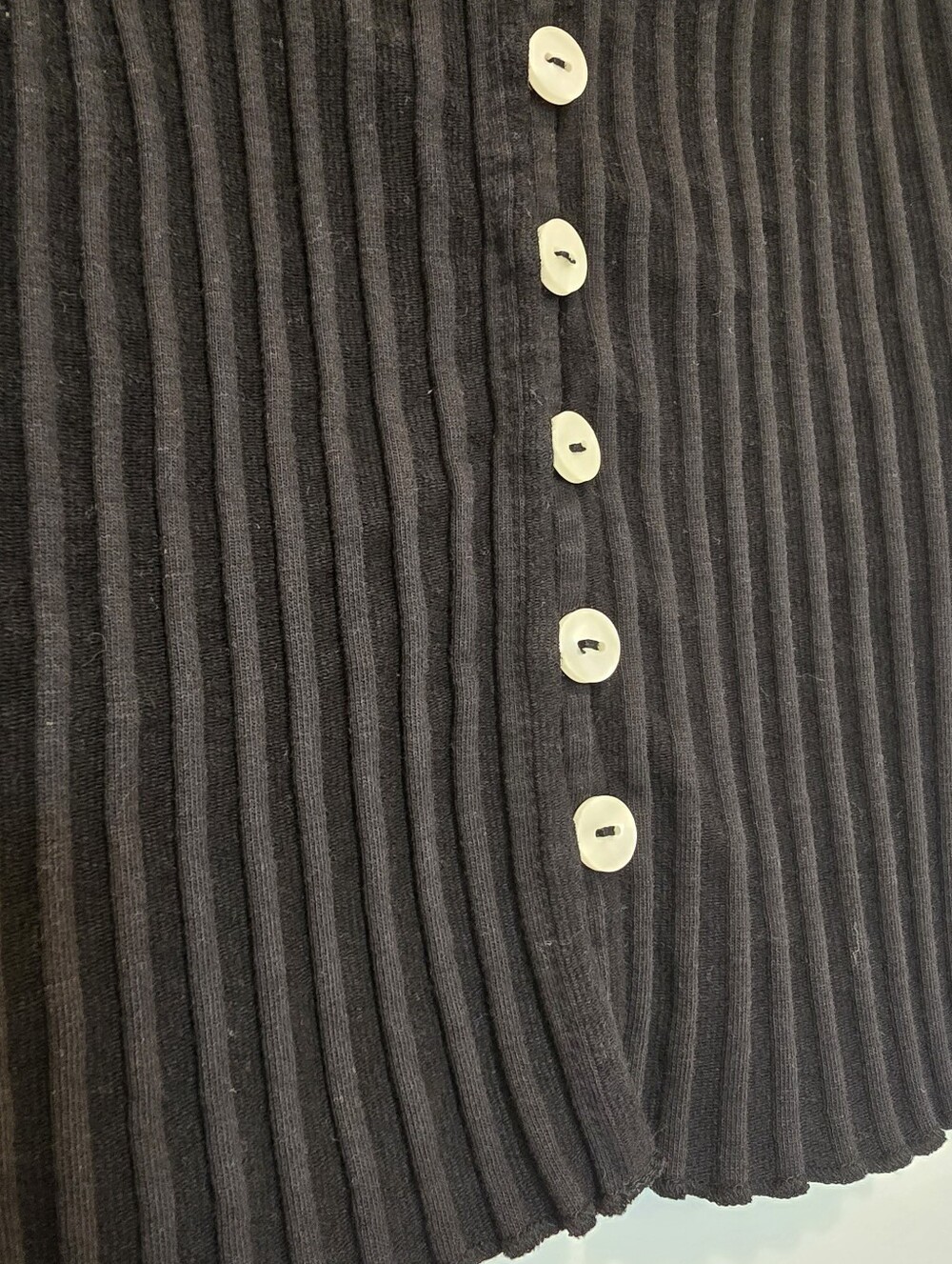 NWOT Free People Sleeveless Ribbed Button-Front Top Tilly Top - Picture 5 of 7